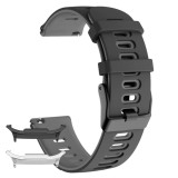 Curea din silicon compatibila cu Samsung Galaxy Watch8 40mm, Sable Black