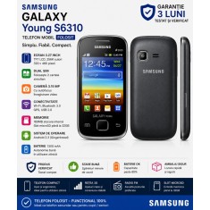 Telefon Samsung Galaxy Young S6310 folosit cu garantie
