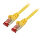 Patch cord S/FTP Cat 6 RJ45 2m - CCA, dublu ecranat, galben