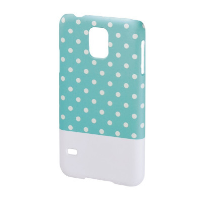 Carcasa Lovely Dots Samsung Galaxy S5 Hama, Verde/Alb foto