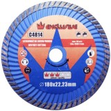 Disc diamantat turbo, beton, taiere umeda si uscata, 180 mm/22.23 mm, Richmann Exclusive GartenVIP DiyLine