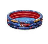 Piscina gonflabila cu 3 inele, Imprimeu Spiderman, 122x30 cm