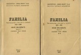 CM6827N Familia, Foaie enciclopedică și beletristică cu ilustrațiuni 1865-1906, indice bibliografic, volumul I partea I+II Literatură Studii Articole