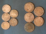 Lot Italia: 5 x 5 Centesimi si 5 x 10 Centesimi 1861-1893 - G 4569