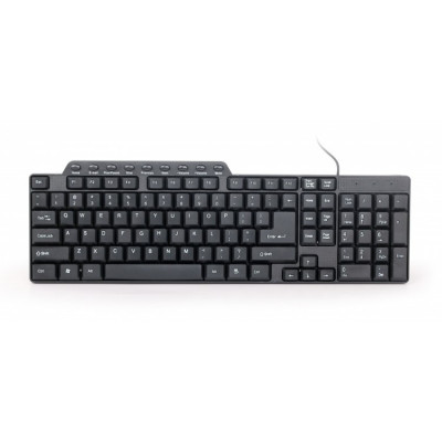 Tastatura Gembird KB-UM-104 , Multimedia , USB , Negru foto