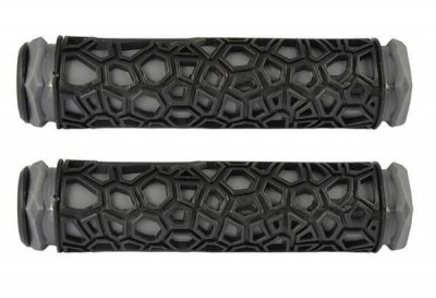 Mansoane, CRACKER, TPR, BiColor (Negru, Gri), 130mm, bicicleta, ARV-00605 foto