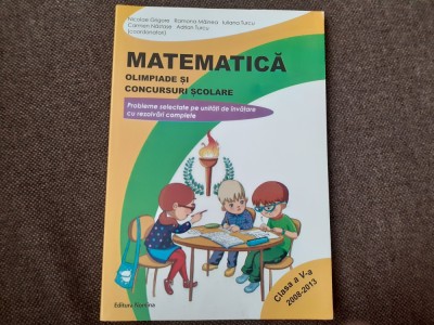 MATEMATICA OLIMPIADE SI CONCURSURI SCOLARE CLASA A V A NICOLAE GRIGORE foto