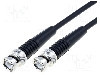 Cablu adaptor BNC mufa, din ambele par&amp;#355;i, 1m, 50&Omega;, BQ CABLE -