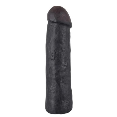 Big Black - Manson Prelungitor Penis Negru Realistic, 22 cm foto