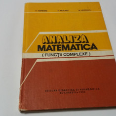 Analiza Matematica Functii Complexe - P.hamburg P.mocanu N.negoescu RF15/2
