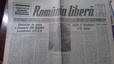 Romania Libera - duminica 25 martie 1990 foto