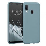 Husa Kwmobile pentru Samsung Galaxy A20e, Silicon, Verde, 48738.207, Carcasa