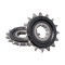 MBS Pinion fata Z16 525 RB, cauciucat, Cod Produs: JTF159116RB