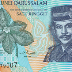 Brunei, 1 Ringgit 1996 (polimer), necirculata