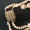 Margele vechi vintage plastic rasina incheietoare veche lant bijuterie colier