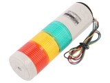 Coloană de Semnalizare LED Roșu/Ambră/Verde STG50ML-3-24-RAG