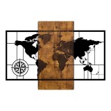 Cumpara ieftin Decoratiune de perete Merzo, Pako World, Lemn de pin, Natural, 53x3x85 cm