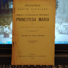 Statutele Băncei Principesa Maria din com. Burdusaci jud Tecuci Giurgiu 1908 201