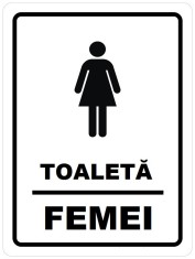 Placuta pentru toaleta femei foto