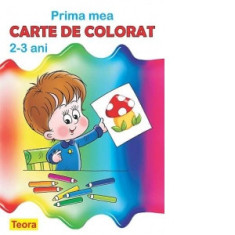 Prima mea carte de colorat pentru copii de 2-3 ani - Diana Rotaru