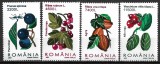 B0390 - Romania 2001 - Fructe 4v. neuzat,perfecta stare