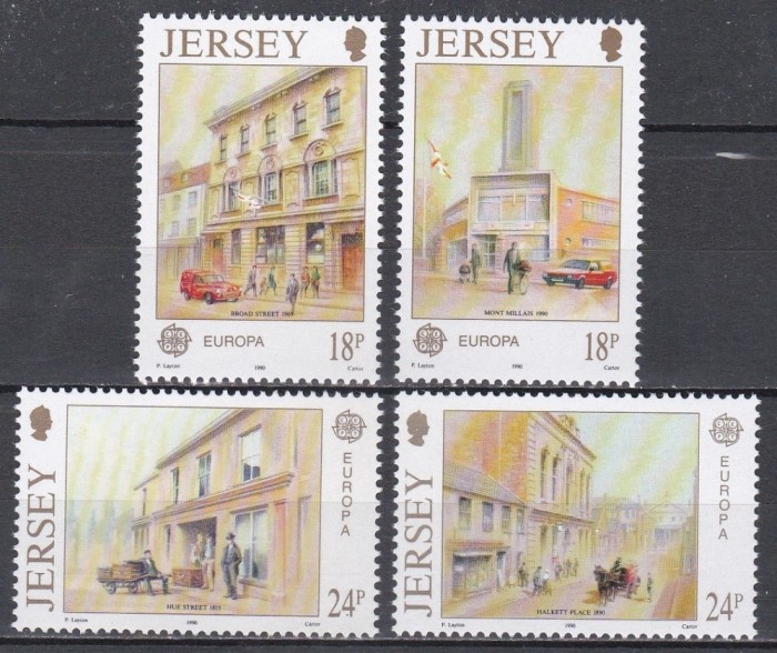 Jersey 1990 - EUROPA - Oficii poștale, MNH