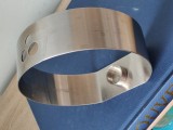 Sfesnic modernist din inox, designer Pil Bredahl, Danemarca
