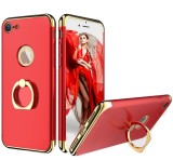 Husa telefon Iphone 7 Plus ofera protectie 3in1 Ultrasubtire - Lux Red G Ring