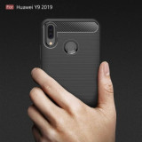 Husa Silicon CARBON Huawei Y9 2019 Negru