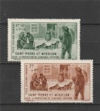 Saint Pierre et Miquelon , Colonii franceze 1942 - Omnibuse , Ajutorul pentru copii , serie 2 valori, dantelate , MNH , Mi.324-325, Militar, Nestampilat