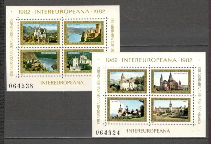 Romania.1982 INTEREUROPA-Bl. ZR.688