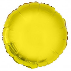 Balon folie 28 cm, culoare metalizata, forma rotunda foto