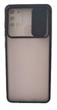 Huse siliconcu protectie camera slide Samsung Galaxy A21s , Negru, Alt model telefon Samsung, Silicon, Husa