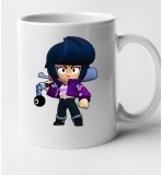 Cana alba personalizata Brawl Star - Bibi, INOVATIX&reg;. 330 ml, Oem