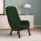 Gossi scaun de relaxare, verde inchis, catifea