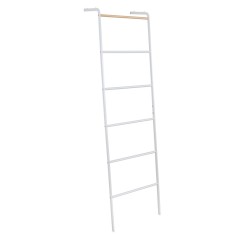 Scara decorativa metal alb Buny 40x26,5x160 cm