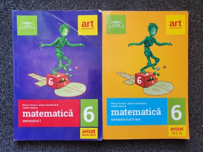 CLUBUL MATEMATICIENILOR MATEMATICA CLASA A VI-A Perianu, Smarandoiu (2 volume) foto