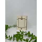 Rama foto,cu suport pentru poza,u textul be my valentine si suport pentru lumanare