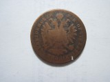 Imperiul Austriac (e375) - Franz Joseph I, 1 Kreutzer 1860, E - Alba Iulia, Europa