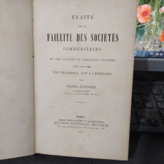 Henri Duvivier, Traite de la faillite des societes commerciales, Paris 1887, 106