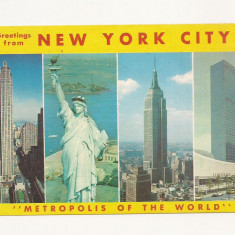 US1 - Carte Postala - USA - New York City, circulata 1975