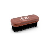 Perie K2 AURON BRUSH pentru curatat piele auto, peri naturali, design ergonomic