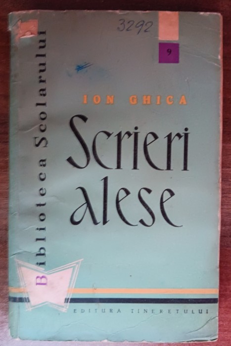 myh 310s - Scrieri alese - ed 1959