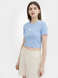 Crop-top din bumbac organic pentru femei, 4F Sportswear