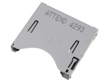 Conector pentru carduri SD push-push SMT aurit