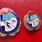 Insigna 1951 Jocurile mondiale universitare de iarna Format MARE+MIC 2 buc.