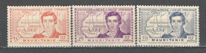Mauritania.1939 100 ani moarte R.Caillie-explorator SM.26