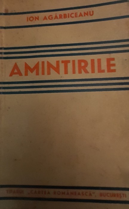 AMINTIRILE AGARBICEANU 1940