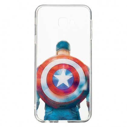 Husa Capac TPU, Captain America 002 Huawei Y7 2019 / Y7 Prime, Transparent, cu Licenta, Blister