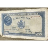 BNKRO001 Romania bancnota 5000 lei 1945